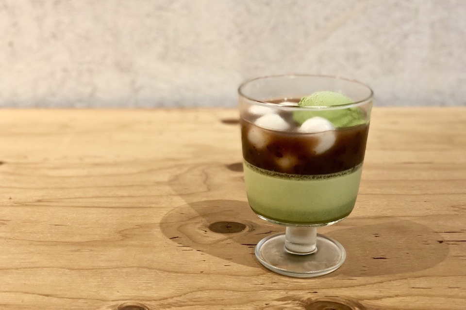 夏季限定 「抹茶白玉ぜんざい」はじめました！