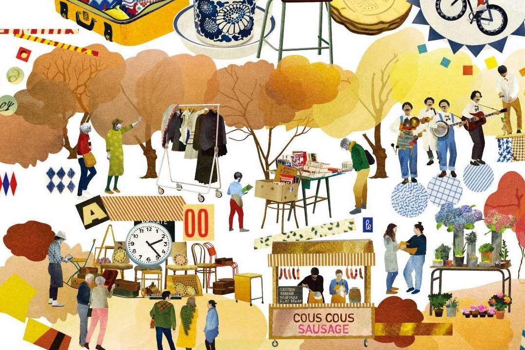 11月10日、11日の東京蚤の市へ参加いたします。